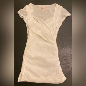 Sweet Pea White Sheer Teeshirt